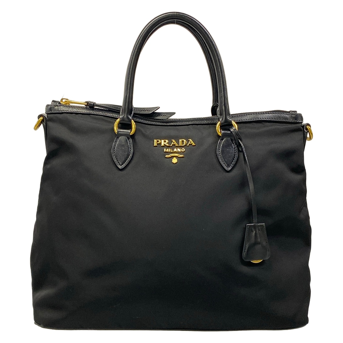 Prada Handbag Nylon Leather